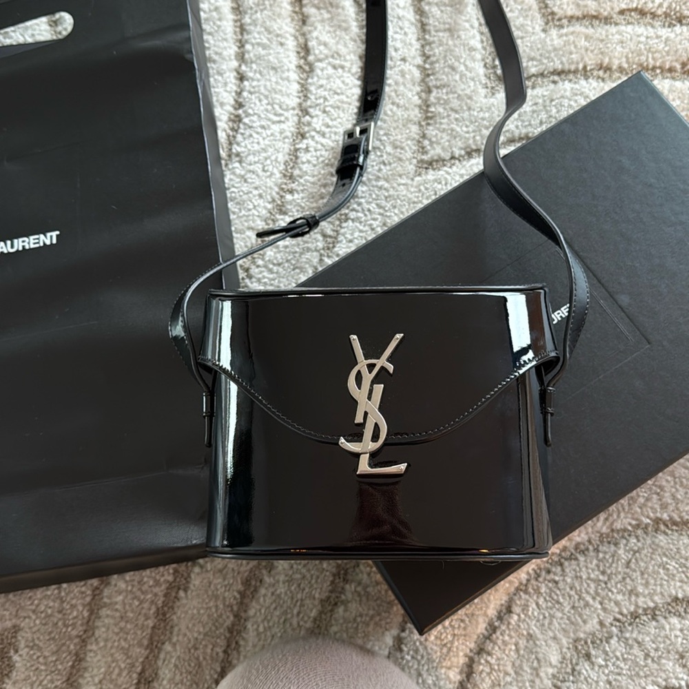 Saint Laurent Black June Box Bag
